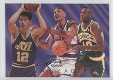 1994-95 Fleer Team Leaders Rex Chapman Shawn Kemp John Stockton #9 HOF 0a1
