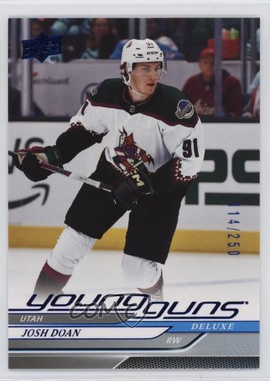 2024-25 Upper Deck Series 1 Young Guns Deluxe /250 Josh Doan #233 Rookie RC
