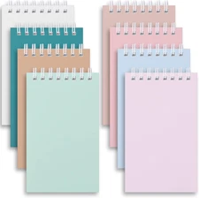 ,3x5 Pocket Spiral Notepads With Lined Pages - The Perfect Little Mini Notebook 