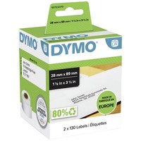 Dymo Etiketten Rolle 99010 S0722370 89 X 28 Mm Papier Weiß 260 St. Permanent...