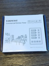 YOOYIST Commercial Kitchen Timer 4 Channel LED Display Alarm NEW Open Box