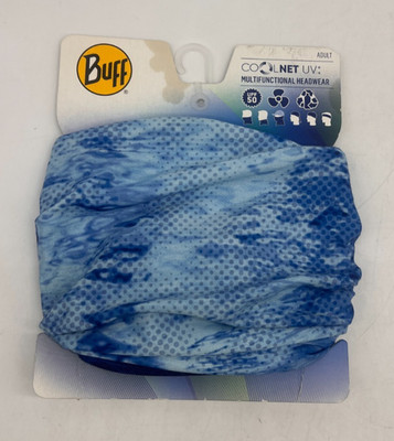 Buff Cool Net Multifunctional Headwear UPF 50 Adult Sized Wrap w/ ''Buff'' Sticker