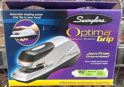 New Swingline Optima Grip Electric Stapler, 20 Sheet Capacity, Silver (48207)