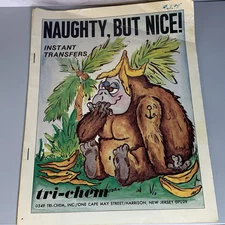 Tri Chem Hot Iron Transfers Book 0549 Naughty But Nice Cartoons 6 Pictures