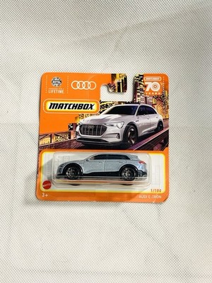Audi E Tron MATCHBOX 70 YEARS  CITY SERIES IN SILVER SHORT CARD #1/100