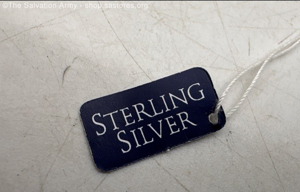 925 Sterling Silver Rectangular Bar Pendant Neckl… - image 9