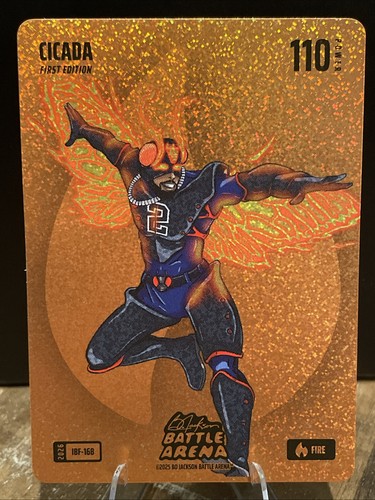 2026 Bo Jackson Battle Arena - Cicada - Fire Icon Battle Foil Cade Cunningham