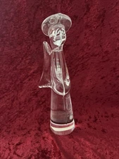 Vintage The Toscany Collection 9" Angel Figurine 25% Lead Crystal Made In Japan