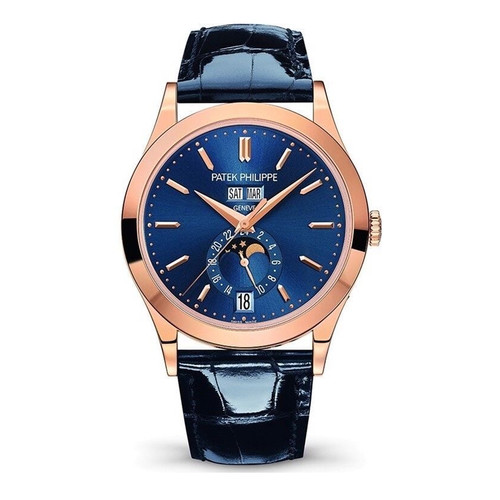 Patek Philippe Annual Calendar 5396R-014 38.5mm Blue Dial Rose Gold Watch