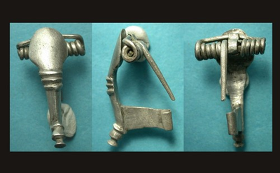 #ad Brooch Kraftig Profilierte Child#x27;s Silver ca. 1st Cent. AD $169.00