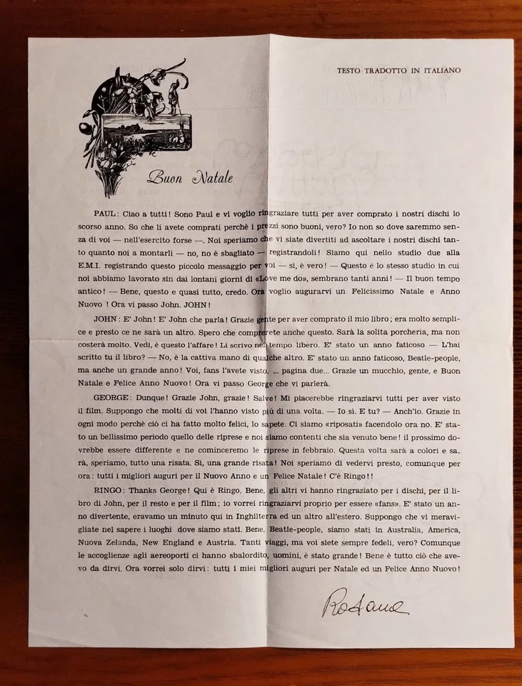 The Beatles - A Happy Crimble and a Very New Year -EX, With All Inserts NRMT! - Image 4 of 4