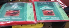 Christmas Wreath Storage Bag Holiday Living 36" X 6" Tear Resistant Lot Of 2