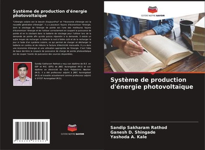 Sandip Sakharam Rathod (u. a.) | Système de production d'énergie photovoltaïque