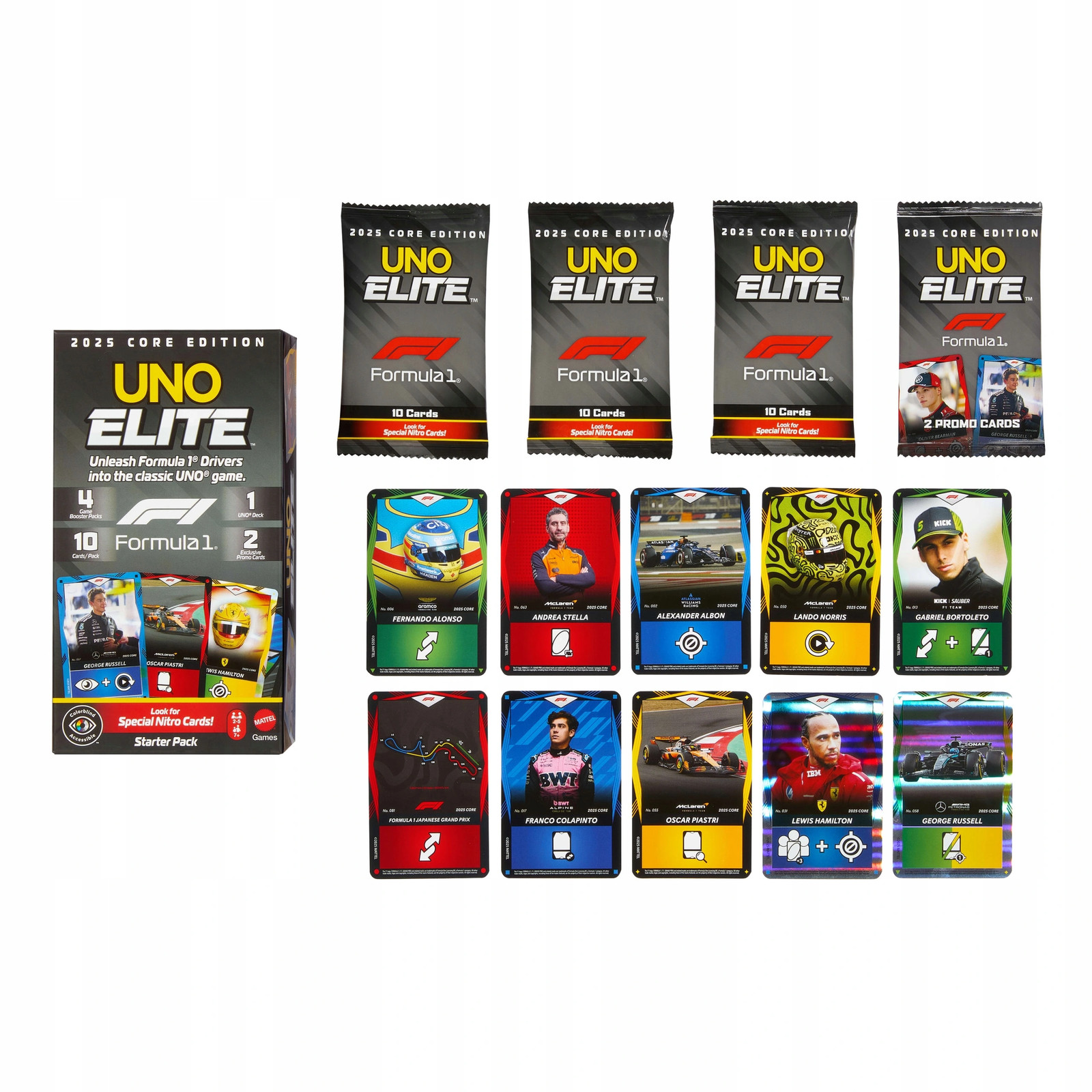 194735369768 UNO Elite Formua 1 Edycja podstawowa Zestaw startowy 6090₽
