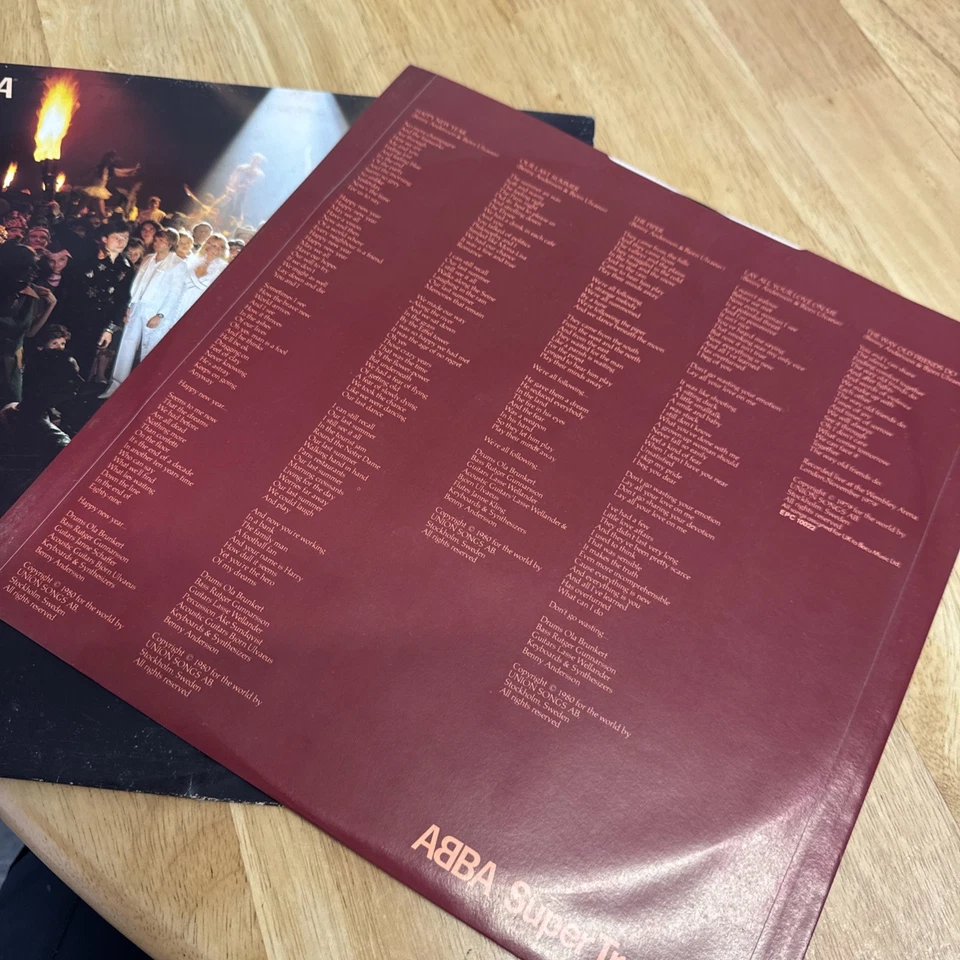 ABBA - SUPER TROUPER - VINYL LP RECORD - 1980 - EPIC - S EPC 10022 - Image 3 of 4