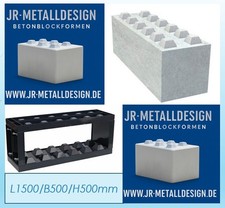 Schalung f&uuml;r Betonverbundsteine, Gartenmauer, Legoblock, 1500x500x500 mm
