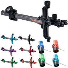 Compound Bow Sight Carbon Bar 2X 4X 6X 8X Lens Competition Archery Shoot RH LH