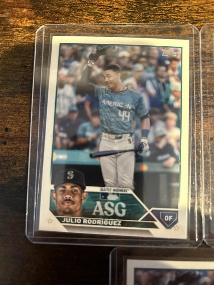 2023 Topps Update Series - 2023 All-Star Game #ASG-1 Julio Rodriguez - 3 cards - Image 3 of 4