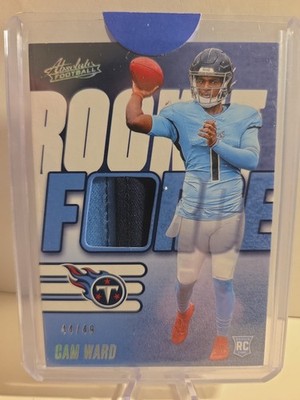 2025 Panini Absolute Cam Ward Rookie Force Patch #RF-CWD /49 Tennesse Titans 