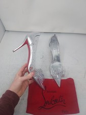 Christian Louboutin EU 39 US 9 NEW Jelly Strass Bow Wedding Crystal PVC Pump