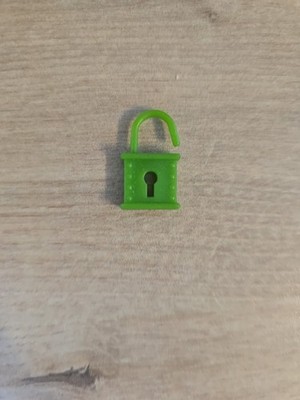 Vintage MOTU Dragon Blaster Skeletor LOCK Vorhängeschloss Original 1985 grün Zubehörteil