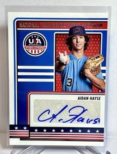 2023 Aidan Hayse Auto Panini USA Baseball Stars and Stripes Autograph #NTDP-AH