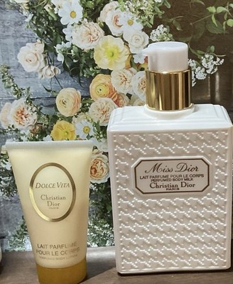 CHRISTIAN DIOR MISS DIOR MOISTURZE BODY MILK & Dolce Vita Lait Parfume 1/2 full