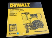 NEW DEWALT 15 Deg 1-3/4 in. Pneumatic Coil Roofing Nailer DW45RN