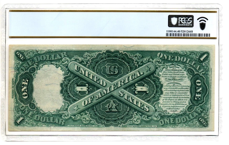 Fr. 30 1880 Legal Tender Note Bruce / Wyman PCGS Banknote Extremely Fine 40 - Image 2 of 2