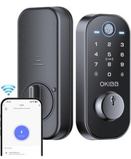 Smart Lock with Built-in Wi-Fi App Remote Control, Fingerprint Doorlock