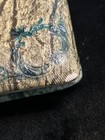 Antique Victorian Art Nouveau Celluloid Album with Floral Velvet Back and Photos — photo 3