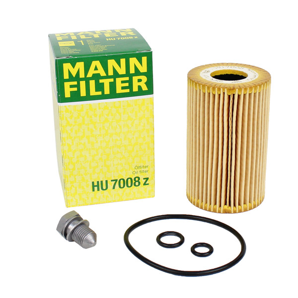 Mann ÖLfilter HU7008Z Mit ÖLablassschraube ÖLwechsel FüR Audi VW Golf Skoda TDI-image