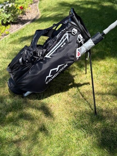 Sun Mountain 3.5LS Stand Bag with 4 Way Divider Top "Brand New" BLACK