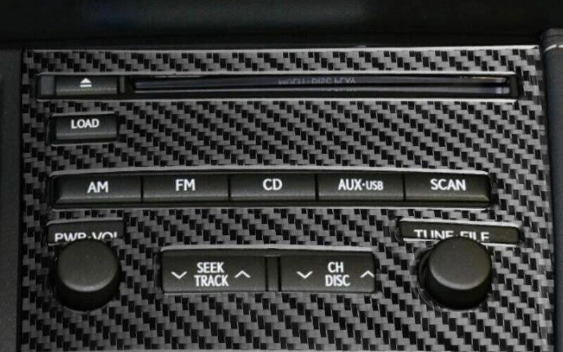 Cuadro de control botón CD consola para Lexus CT200h 11-2013 fibra de carbono real Foto 4 de 4
