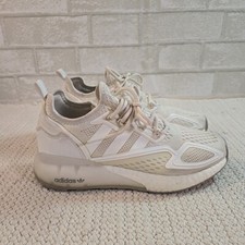 Adidas ZX 2K Boost Triple White for sale | eBay