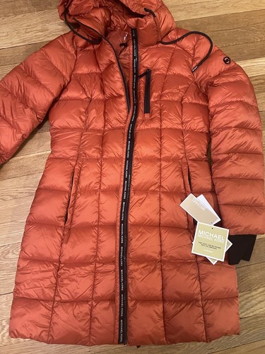 NWT Michael Kors Women's 3/4 Length Packable Quilted Jacket Sienna Sz. Small - Picture 7 of 7