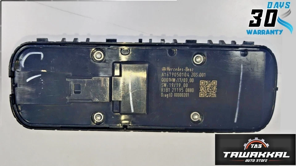 MERCEDES BENZ G63 AMG W167 G500 W463 POWER WINDOW SWITCH A1679050104 2019-2023 - Image 2 of 4