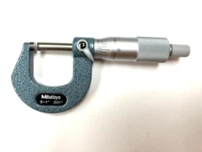 MITUTOYO 103-259 OUTSIDE MICROMETER 0-1" .001" RATCHET STOP MECHANICAL NEW