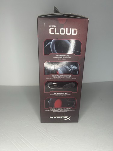 HyperX Cloud Alpha Black-Red Headband Gaming Headset - Used - KHX-H3CL/WR - Picture 2 of 8