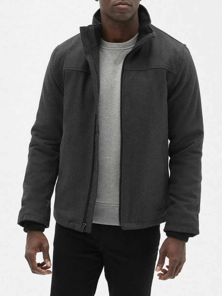 Gap Factory Wool Blend Jacket Size XXL Charcoal Grey eBay