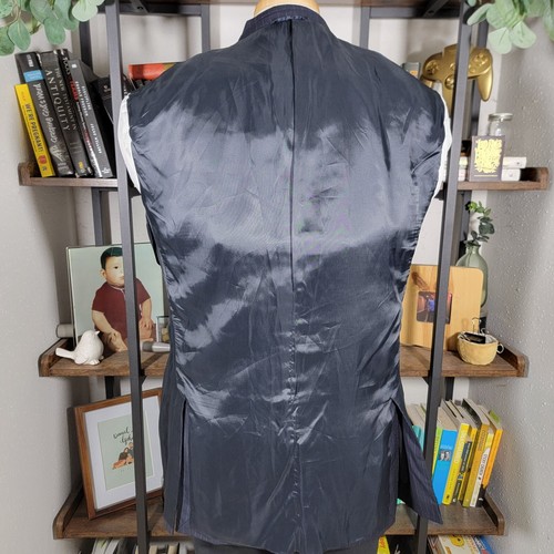 Givenchy Men's Sport Coat Blazer MODEL GF2022PP220 Striped Black Wool Size 46R - Picture 16 of 20
