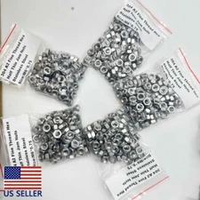 100PCS M6*0.75 304 Stainless Steel Hex Machine Screw Nuts