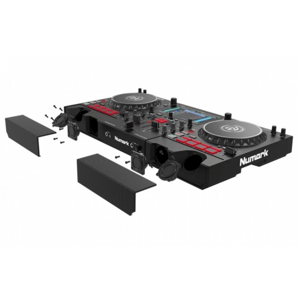 NUMARK MIXSTREAM PRO + Double Deck WiFi DJ Controller with Built-in Speakers - Image 4 of 4