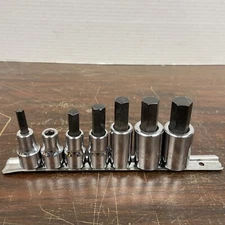 Wright Tools Hex Socket Set 7pcs Missing 5/16” Bit