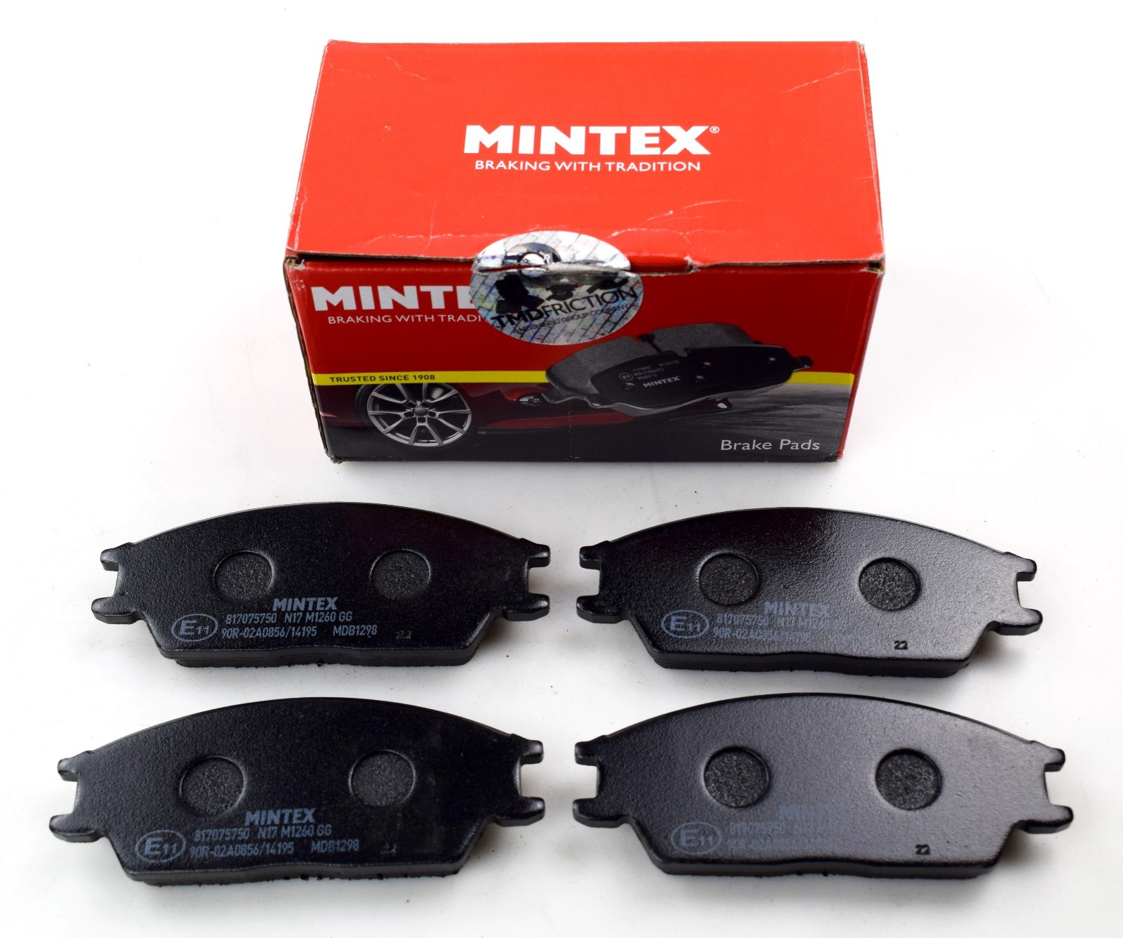 MINTEX FRONT AXLE BRAKE PADS HONDA ACCORD  GETZ PONY S COUPE MDB1298