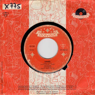 Vinyl Single : Ted Herold - Lonely / Oh so sweet