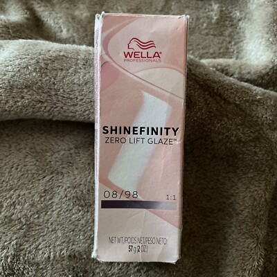 Wella Shinefinity Zero Lift Glaze 2 oz #08/98 Light Blonde