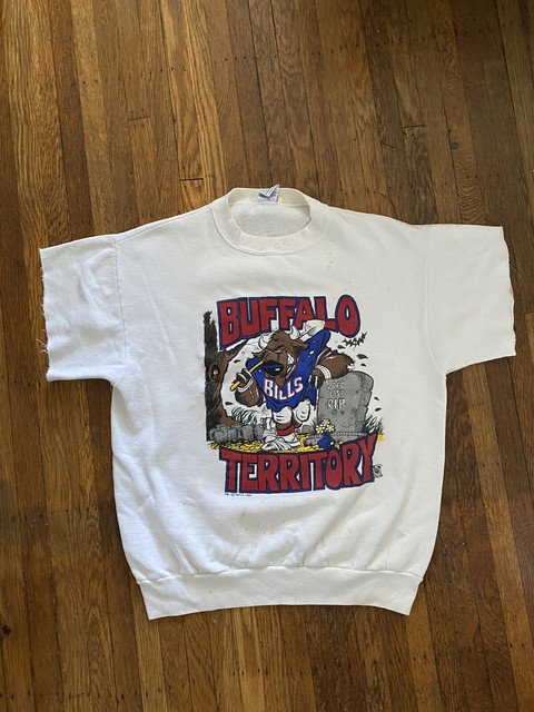 Vintage Buffalo Bills Cut-Off Sweatshirt - Buffalo &hellip;