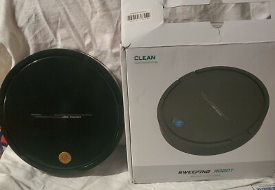 SWEEPING  Black Robot SUCTION Vacuum Cleaner