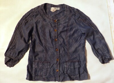 Gerard Darel Paris leichte Jacke Shirt Überhemd Jacke jeansfarben 40